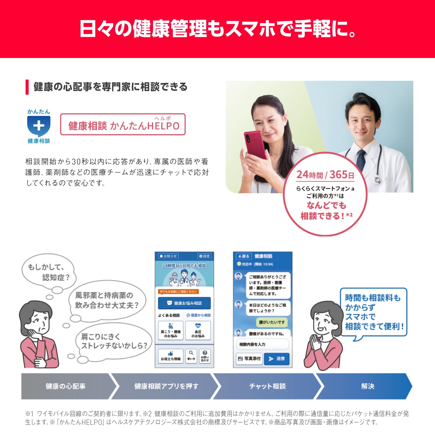 Amazon | 【本体一括購入】Y!mobile らくらくスマートフォンa ゴールド
