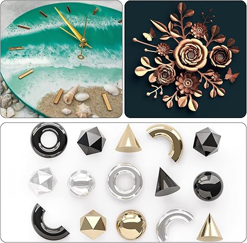 Miniatura 7 de Polvo de pigmento metálico para resina epoxi, cobreplataoronegroperla blanca en polvo, tinte de mica real fina para Kintsugi, artes de pintura,