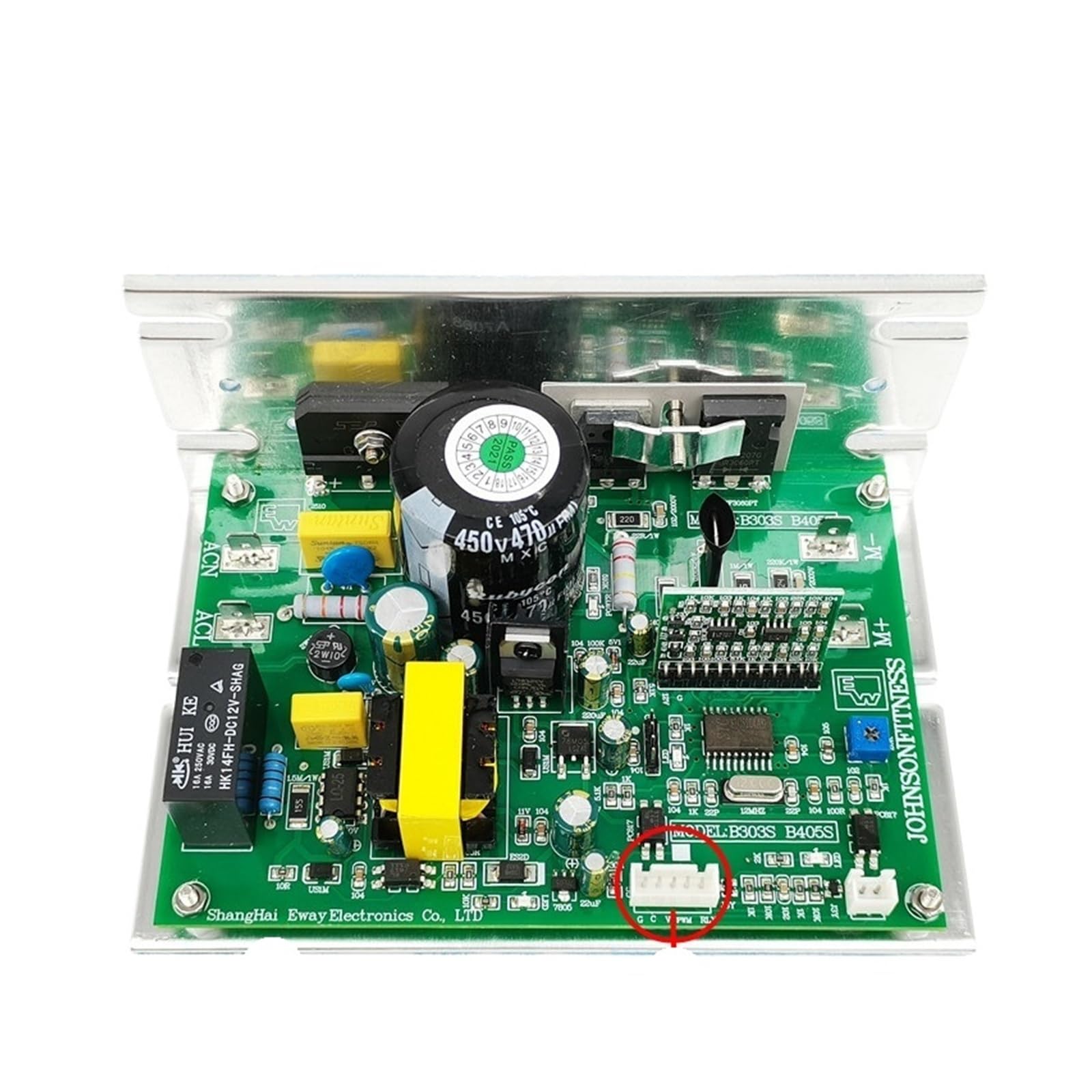 B303S S10 S06 Treadmill Motor Controller，Compatible For Johnson ，Compatible For Tempo ，Compatible For TREO。 T22 T32 T33 T57 T82 Circuit Board Control Board Driver Board(220-240VDC,Replacement 5 pins)