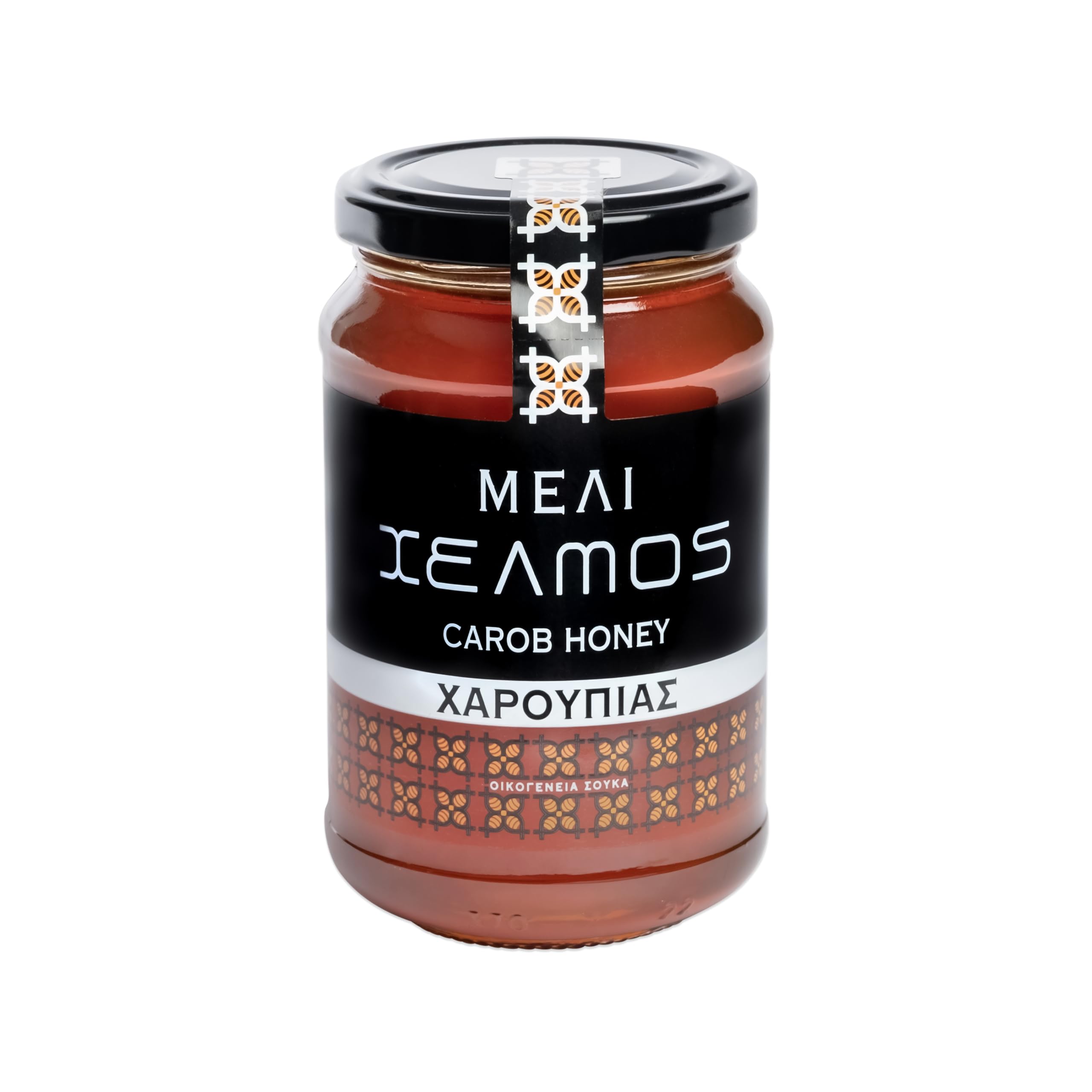 Helmos Greek Carob Honey 480g – Naturally Dark Carob Blossom Honey