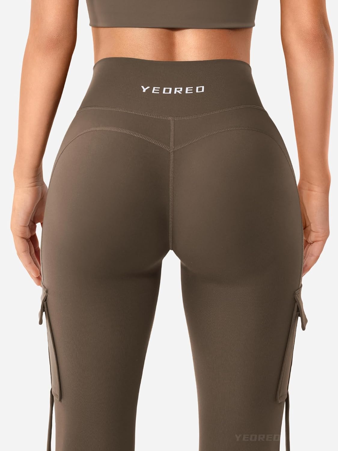 YEOREO Women's Workout Flare Leggings - Image 5
