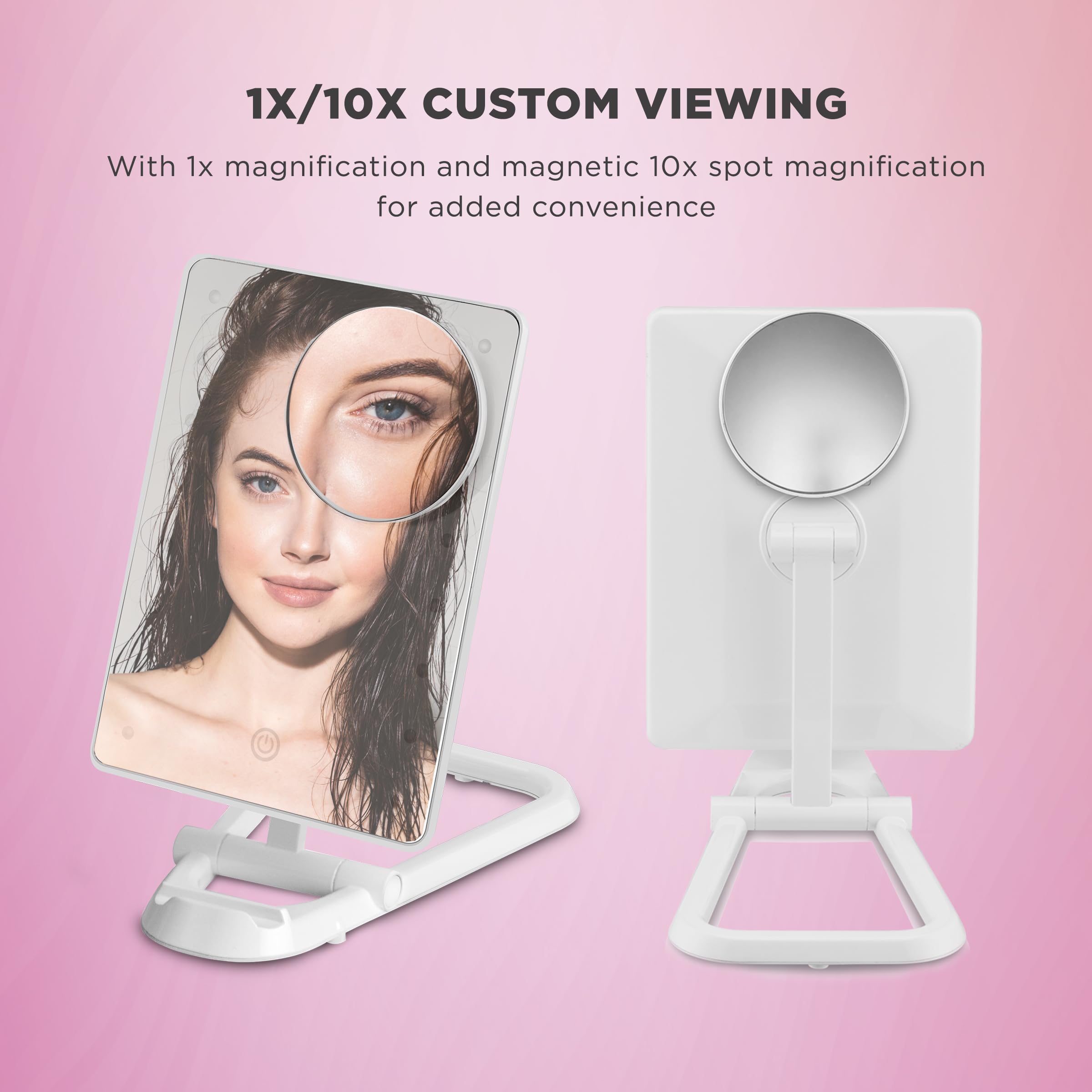 メイク道具・化粧小物 CONAIR Reflections LED Mirror Amazon.com : Conair Lighted Makeup Mirror, LED Vanity Mirror