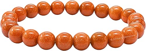 Miniatura 579 de Amazing Gemstone Pulsera de cristal para mujeres y hombres, pulsera de cristal curativo de protección, pulsera elástica con cuentas de piedras