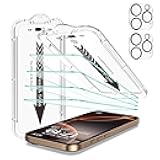 EZ-GLAZ- 4 Pack for iPhone 16 Pro Screen Protector [6.3