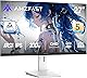 Amzfast 27インチゲーミングモニター 白 WQHD(2560x1440) Fast IPS 200Hz 1ms(OD) 8Bit+FRC 130%sRGB 450cd/m² HDR400 低ブルーライト フリッカーフリー FreeSync 対応 PS5対応 HDMI2.0×2 DP1.4×2 VESA 100*100 無輝点保証 5年保証 AMZG27F6Q(ケーブル付属)