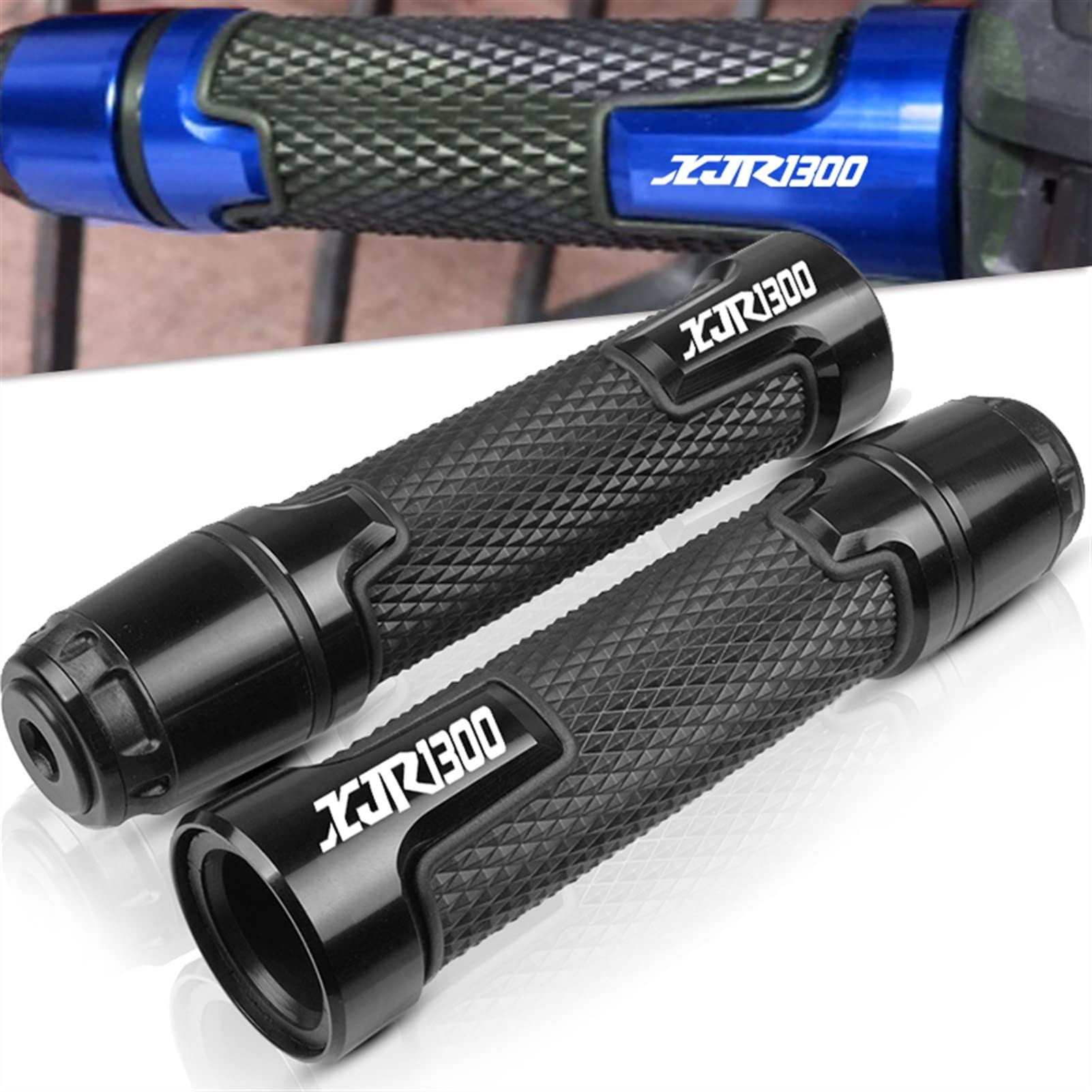 Moto Impugnatura Moto Manubrio Grip Maniglia Bar Moto Maniglia Manopole per Yamaha XJR1300 2005-2016 2015 2014 2013 2012 2011 2010 2009 2008 (Color : G)