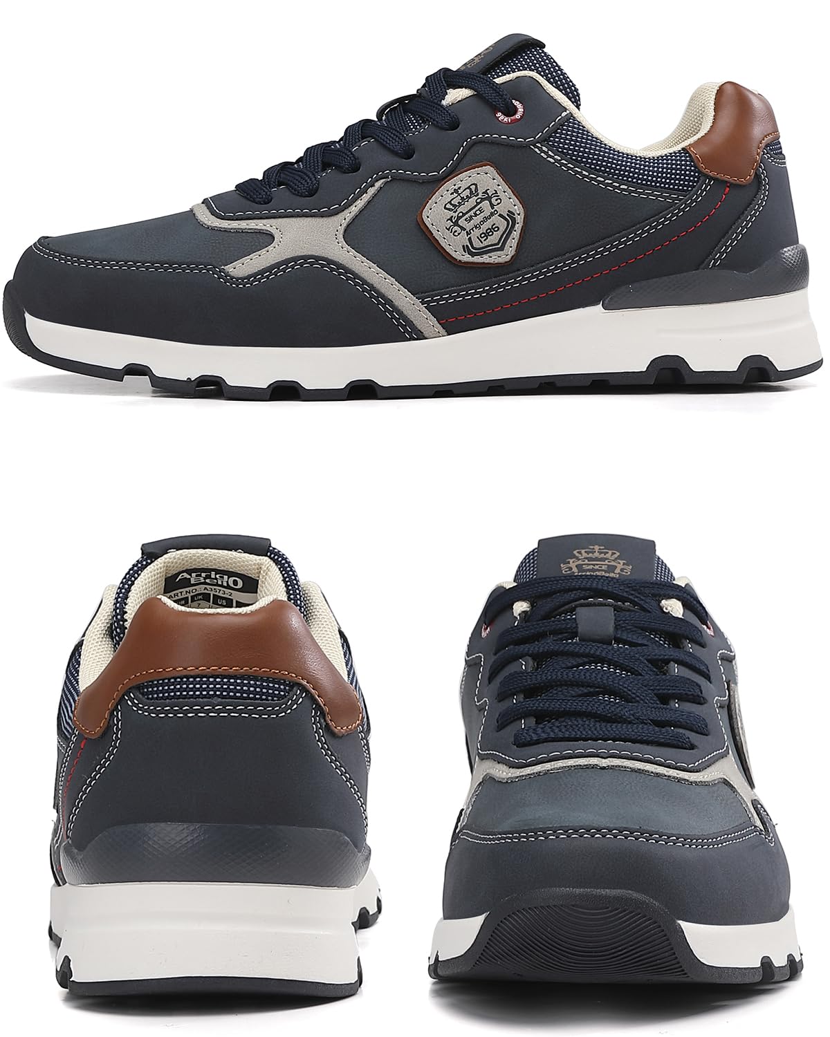 ARRIGO BELLO Sneakers Uomo Scarpe Ginnastica Sportive Running Trekking Mocassini Uomo Estivi all'aperto Respirabile Taglia 41-46