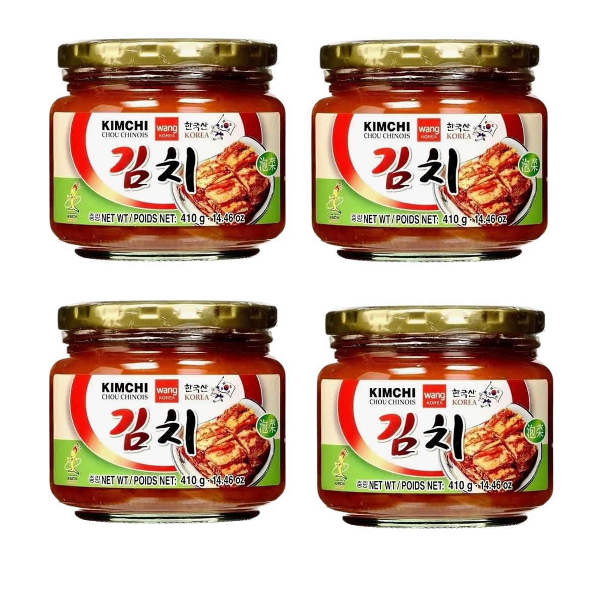 YIJIA | Kimchi Coreano Conservado Botella 410g – Una Delicia Fermentada Vegana y sin Gluten (1 Botella) — view 5