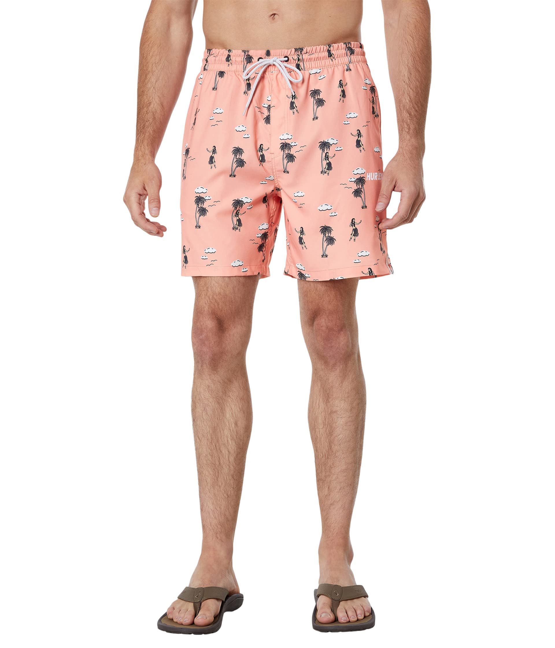 Hurley Explore H2O-Dri Trek II 17.5" Shorts Pink Quest XL (38-40" Waist)