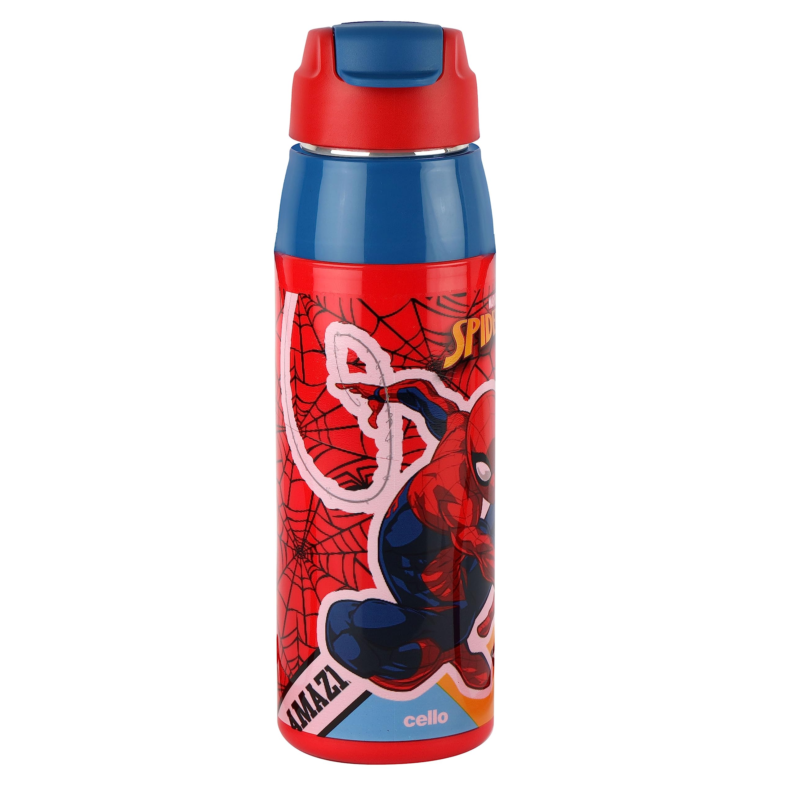 CELLO Puro Steel-X Hydra Kid 600 Water Bottle | PU Insulation | School Bottle | Picnic Bottle | Cold Insulation | Leak Proof | Kids Bottle | Easy to Carry | Spiderman Print | 520ml | Assorted (B0C94P4MBD) Amazon Price History, Amazon Price Tracker