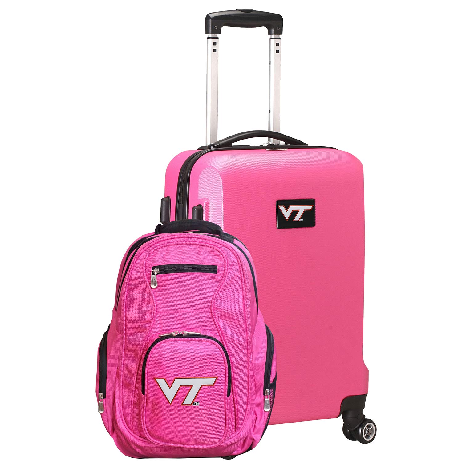 NCAA Virginia Tech Hokies Deluxe 2-Piece Backpack & Carry-On Set| Suitcase