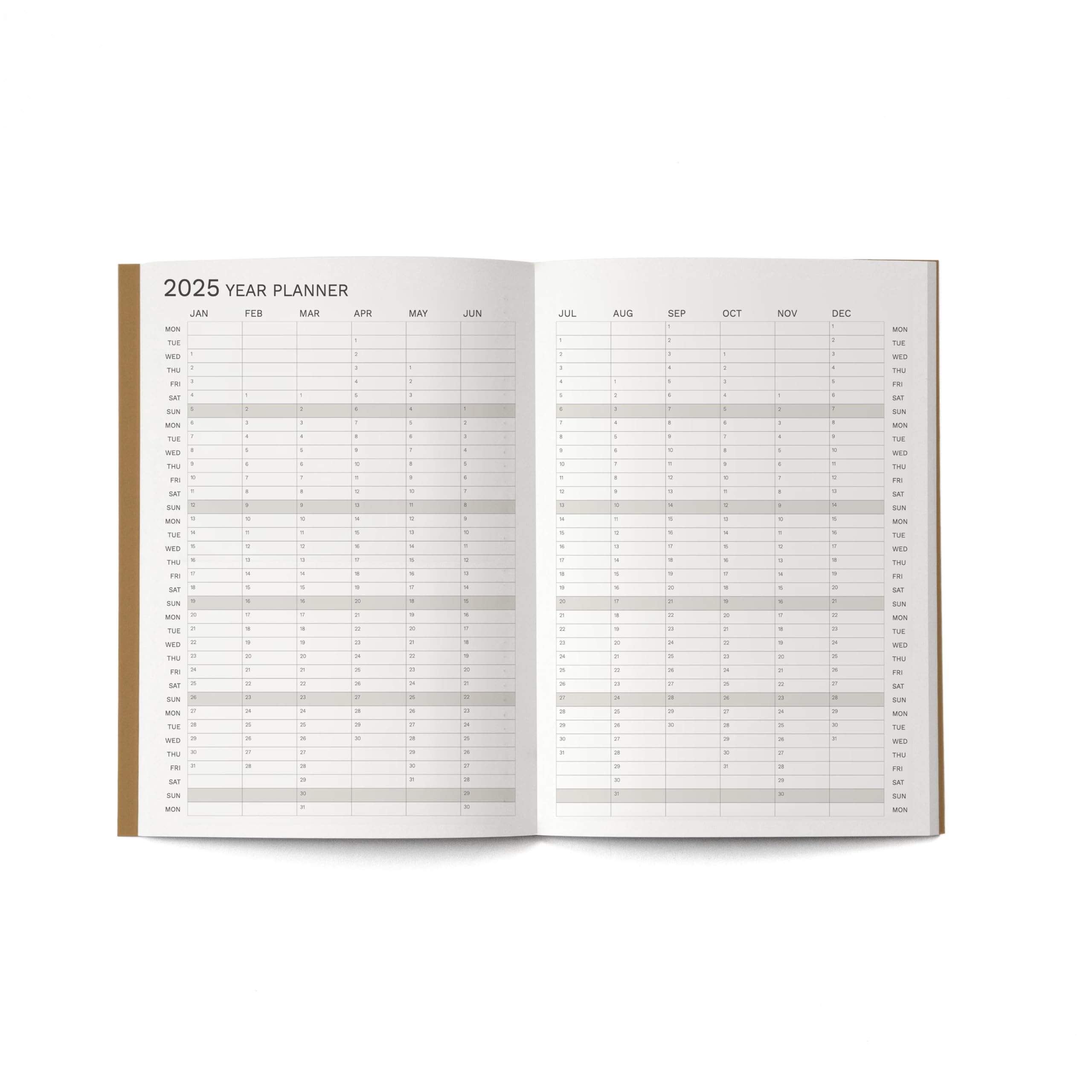 OCTÀGON DESIGN | 2025/2026 Big Monthly Planner | Academic - View #8