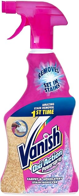 Crafting & Cleaning High Performance Vanish Carpet Care Oxi Action Spray 500ml Upholstery Stain Remover Powerspray (1 Pack)