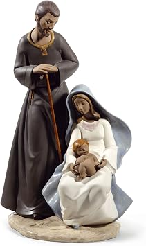 NAO The Holy Family. Porcelain The Holy Family Figure.