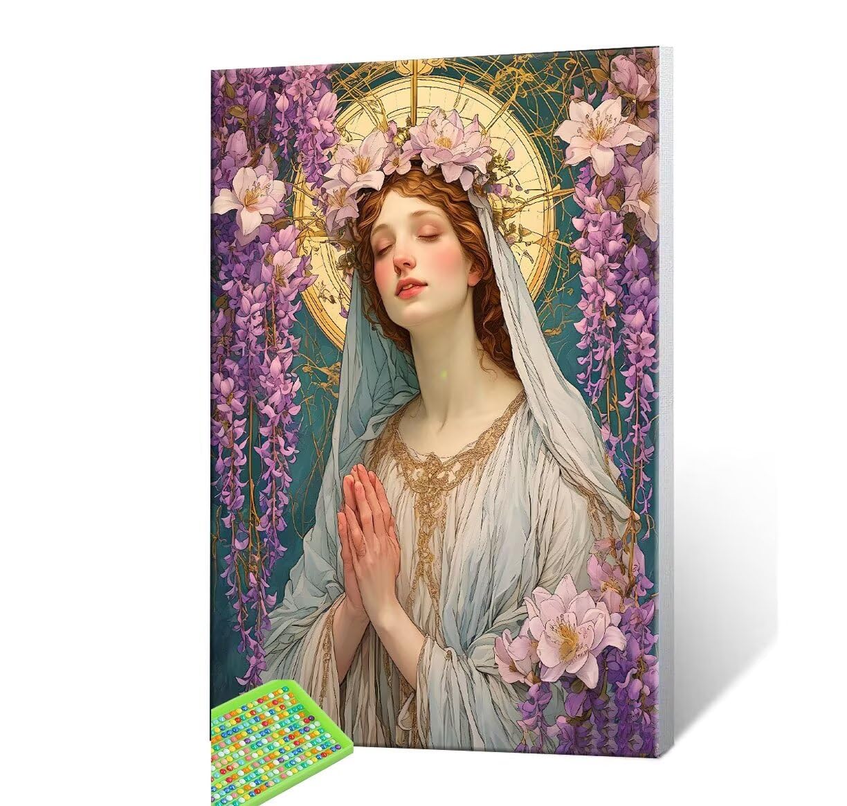 DIY Malarstwo diamentowe 5D, sztuka diamentowa, zestawy Matki Bożej, dla dorosłych, sztuka ze strasu, haft, artykuły rzemieślnicze, dla dzieci i dorosłych, idealna dekoracja ścienna do domu, prezenty,