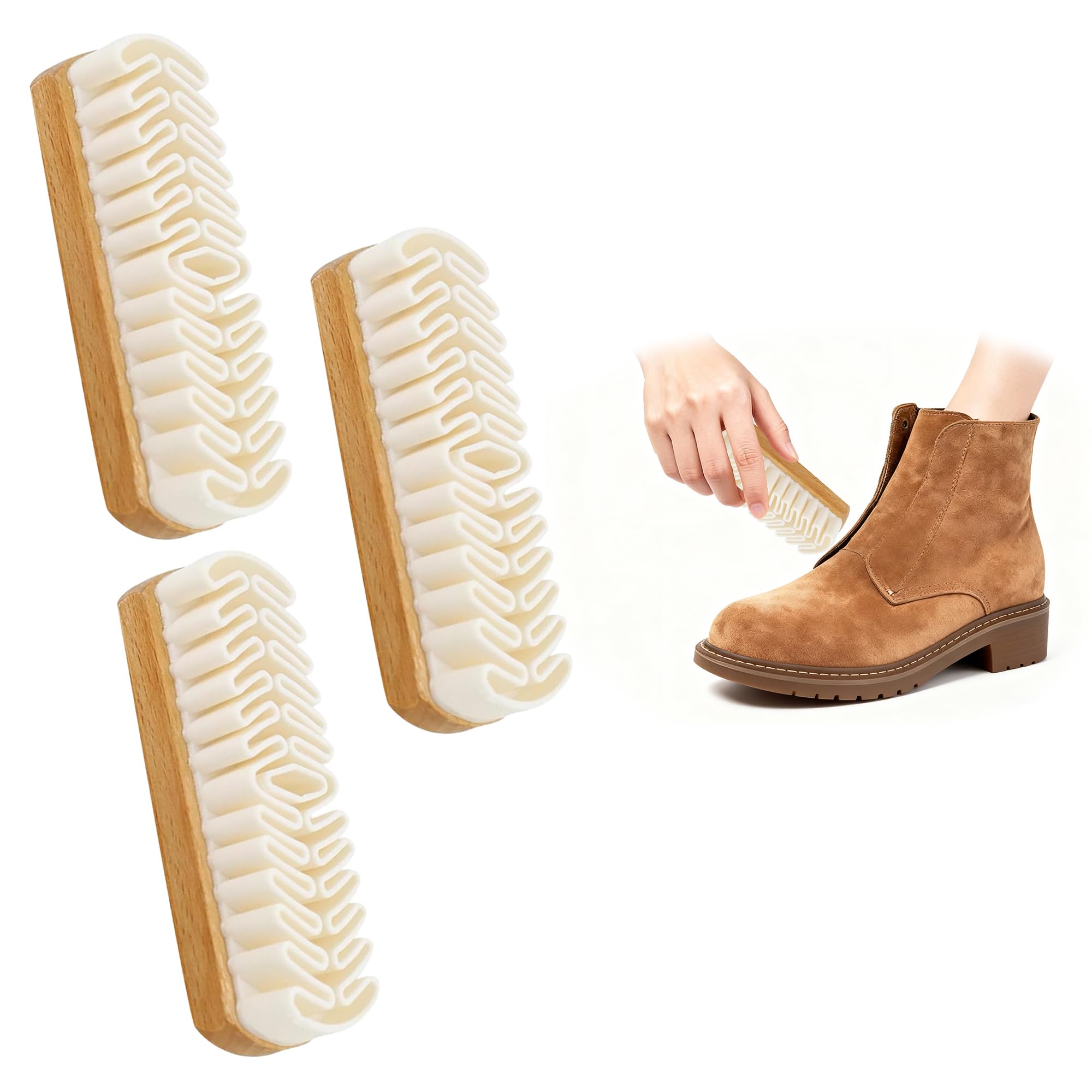 Suede Shoe Brush 2026 New Rubber Shoe Brush Cleaner Eraser Nubuck Brush for Shoes Bags Jacket Sofa 3