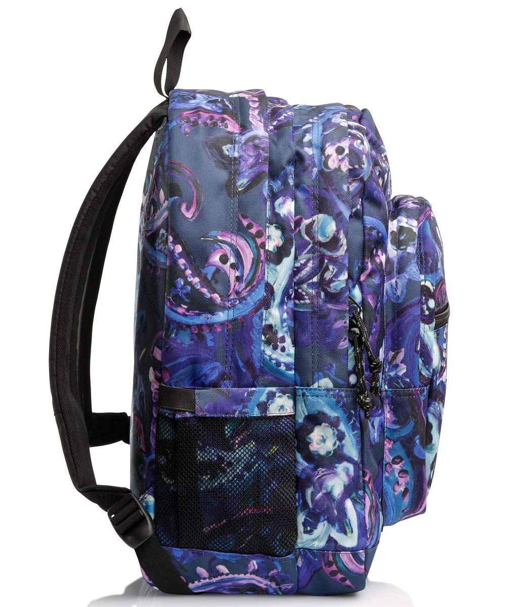 Invicta Jelek Zaino Scuola Media Ragazza, Scuola Elementare, Scomparto PC, Tasca Borraccia, viola blu