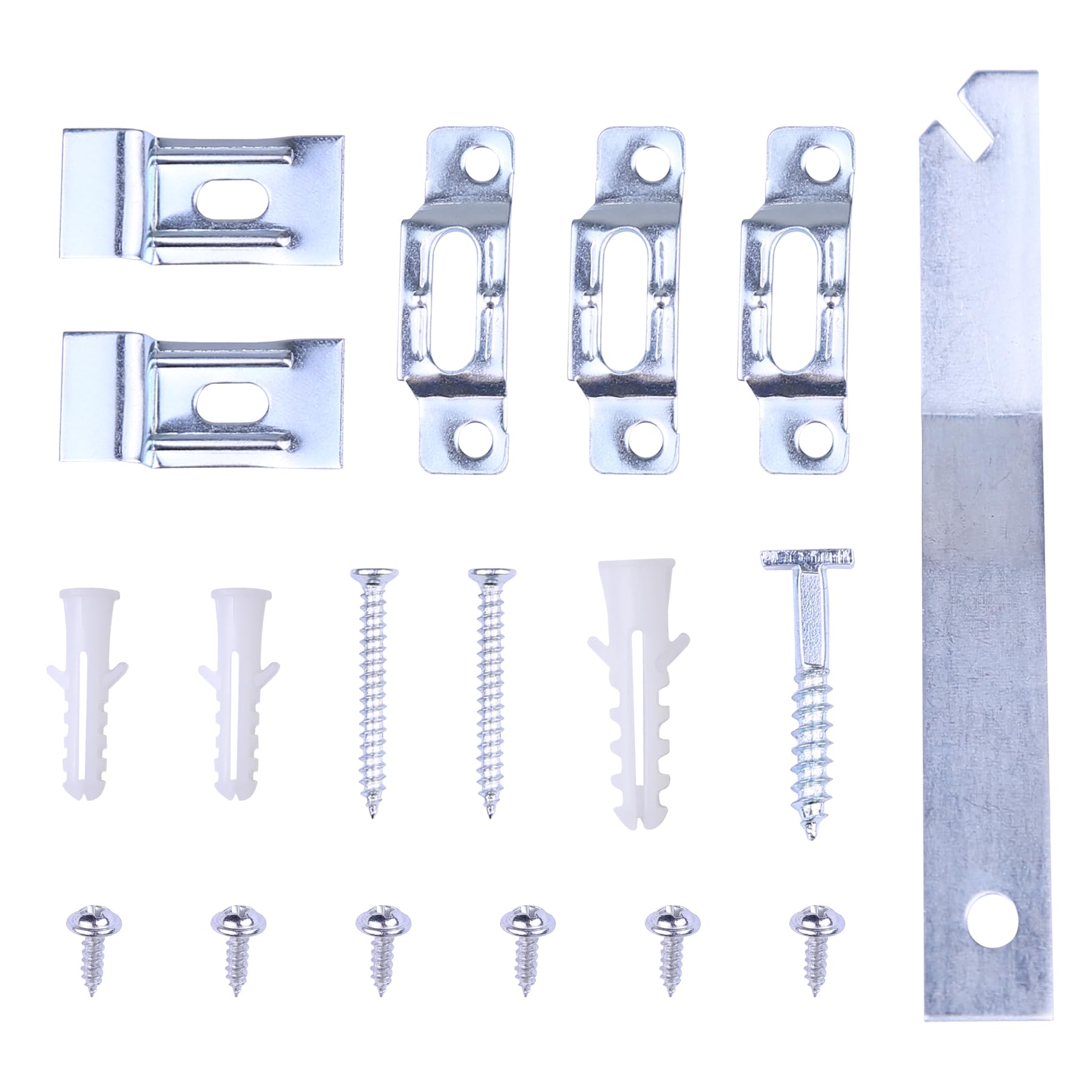 Kit de colgar de seguridad Wulanked de 30 piezas con tornillos en T y llave