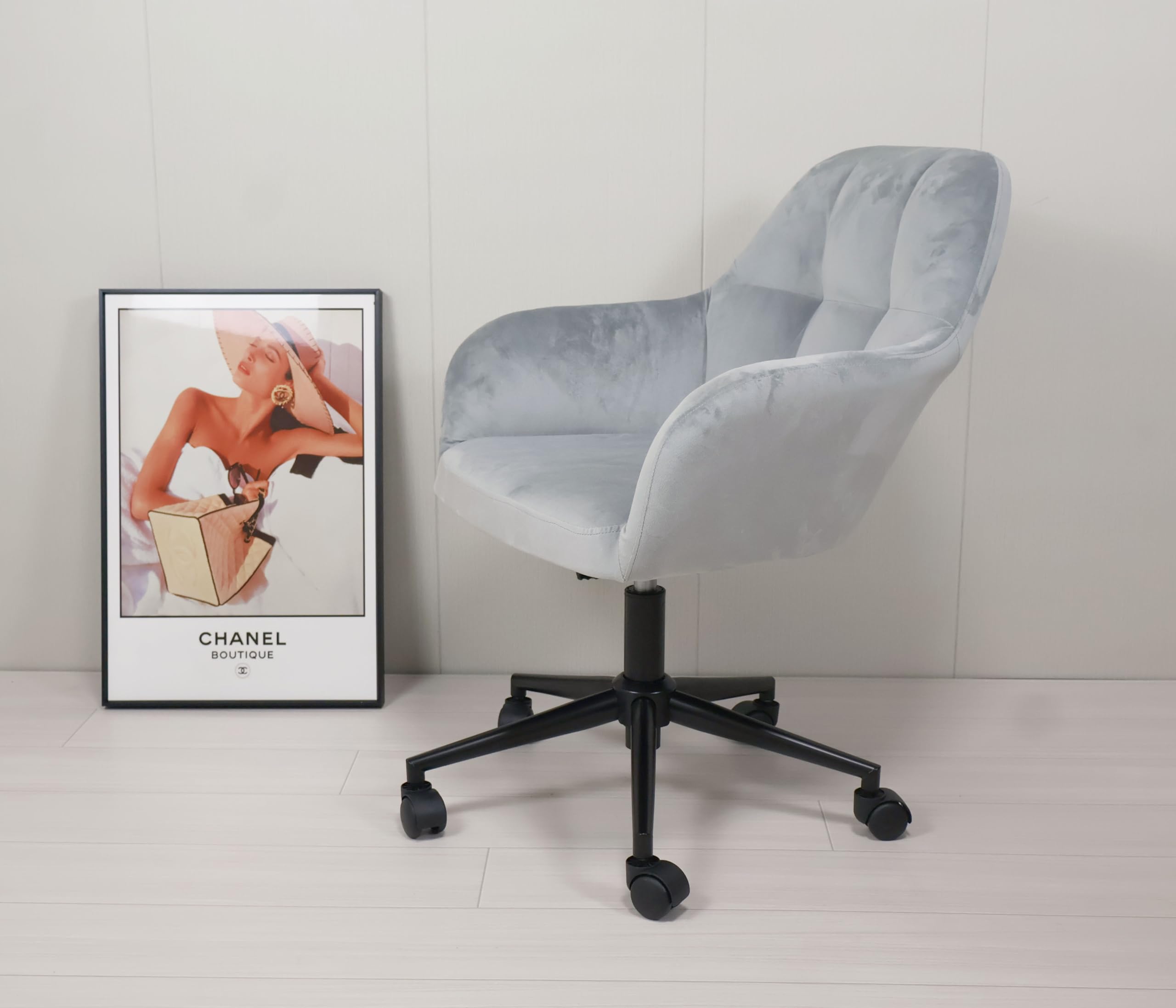 Amazon.co.jp: オフィスチェア キャスター付き 360回転 座面昇降式