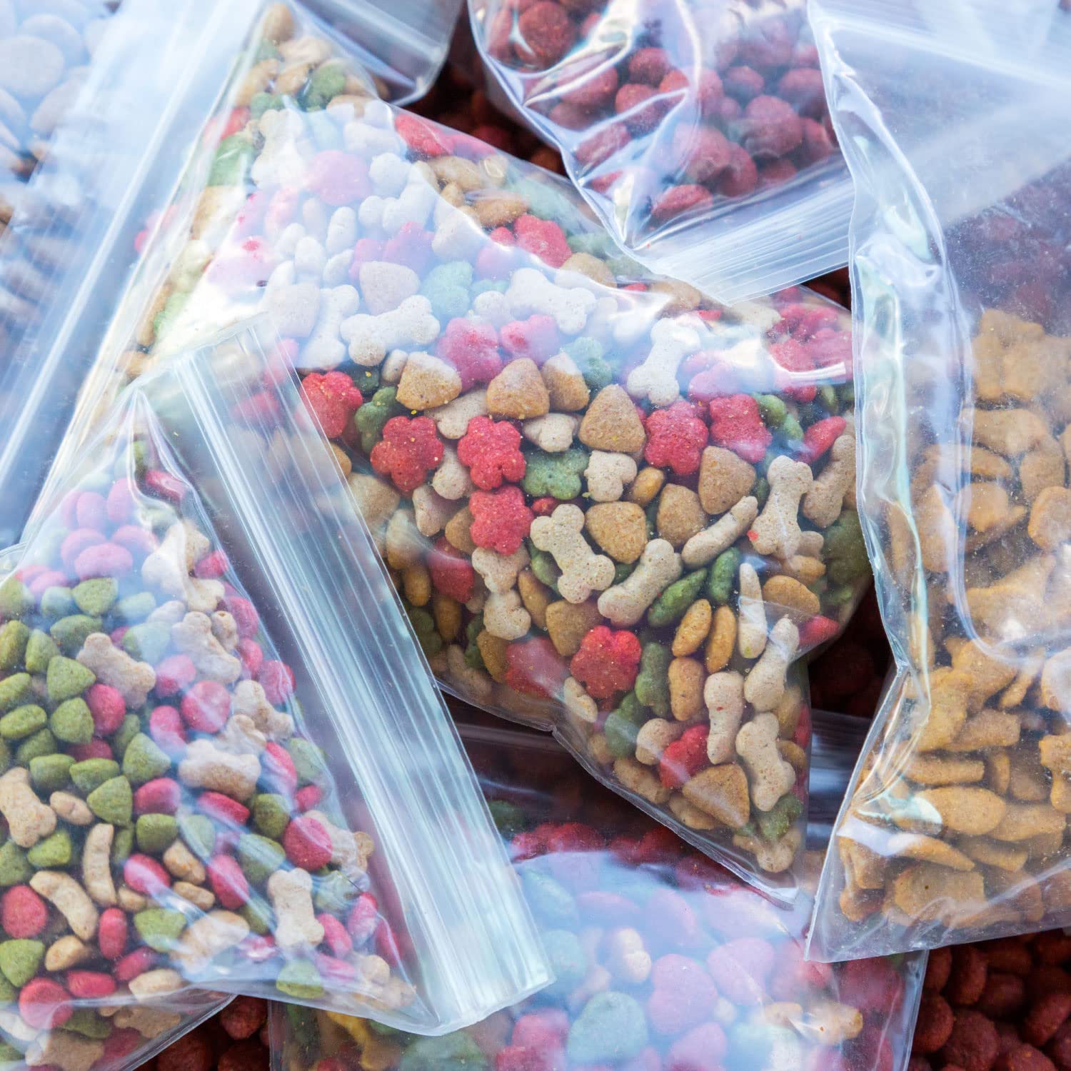 Bolsas con Cierre Hermético de Plástico Transparentes Ideales para Congelar Alimentos, Guarda Documentos, Bolsas Reutilizables y de Conservación - Ofituria (2000 Bolsas, 100 x 150 mm)