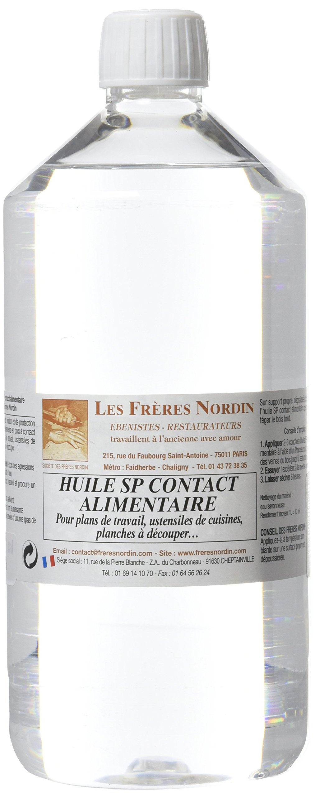 Les Frères Nordin 150285 Huile SP Contact Alimentaire cuisine bois