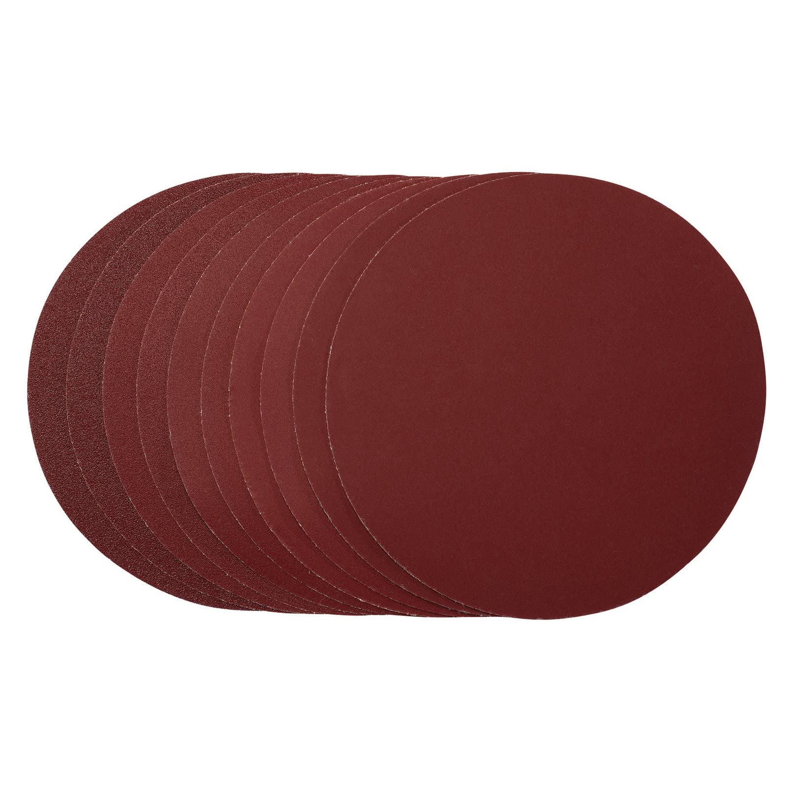 Draper Sanding Discs, 180mm, Hook & Loop, Assorted Grit, (Pack of 10) SDHAL180