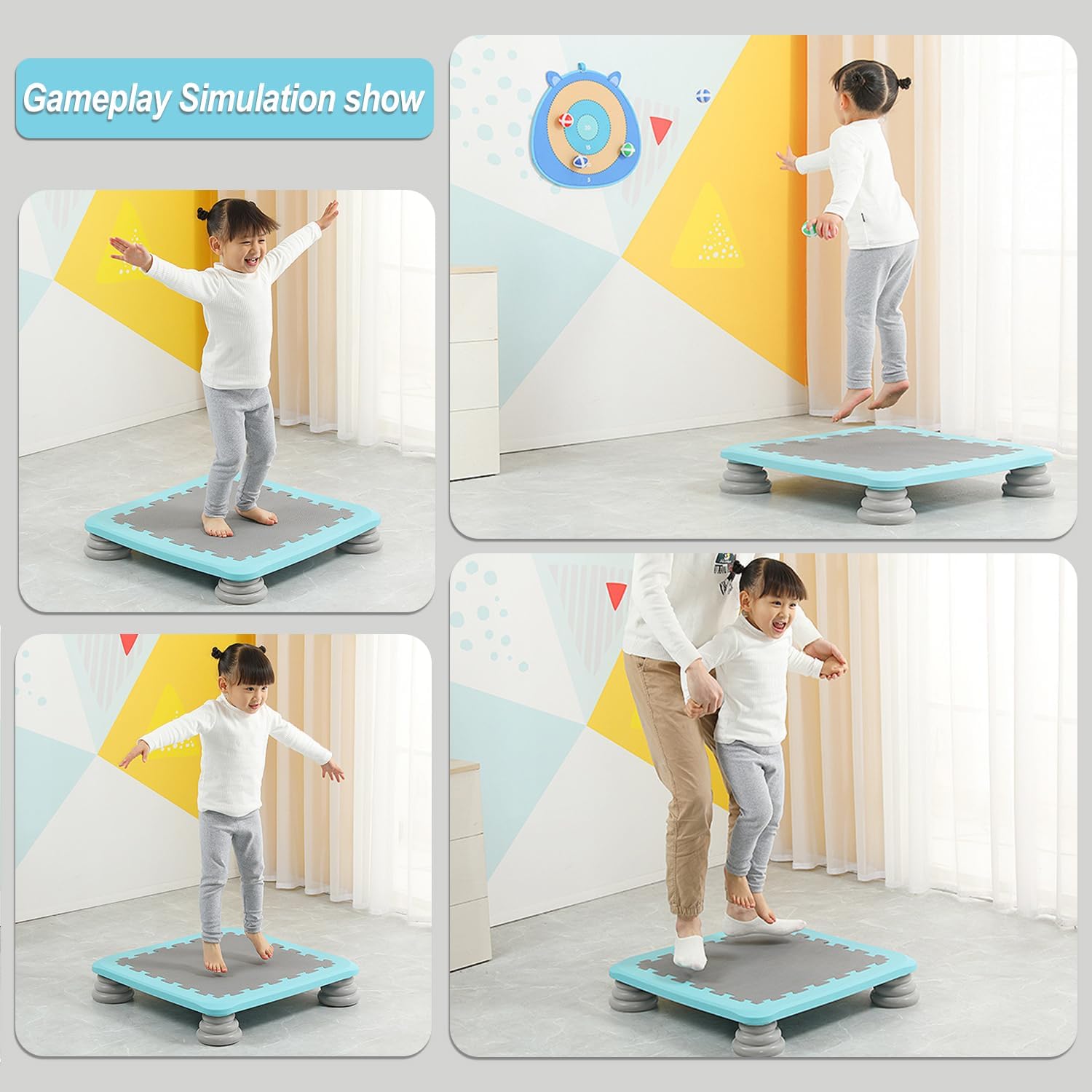 Red,Mini Trampoline for...