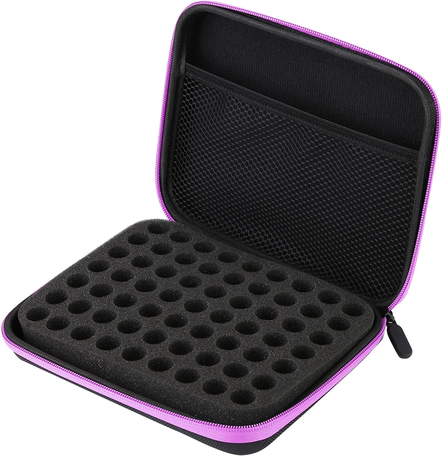 Essential Oils Storage Carrying Case, 63 Bottles Portable Aromatherapy Essential Oil Storage Bag Box with Convenient Handle, Nail Polish Storage Box for Essential