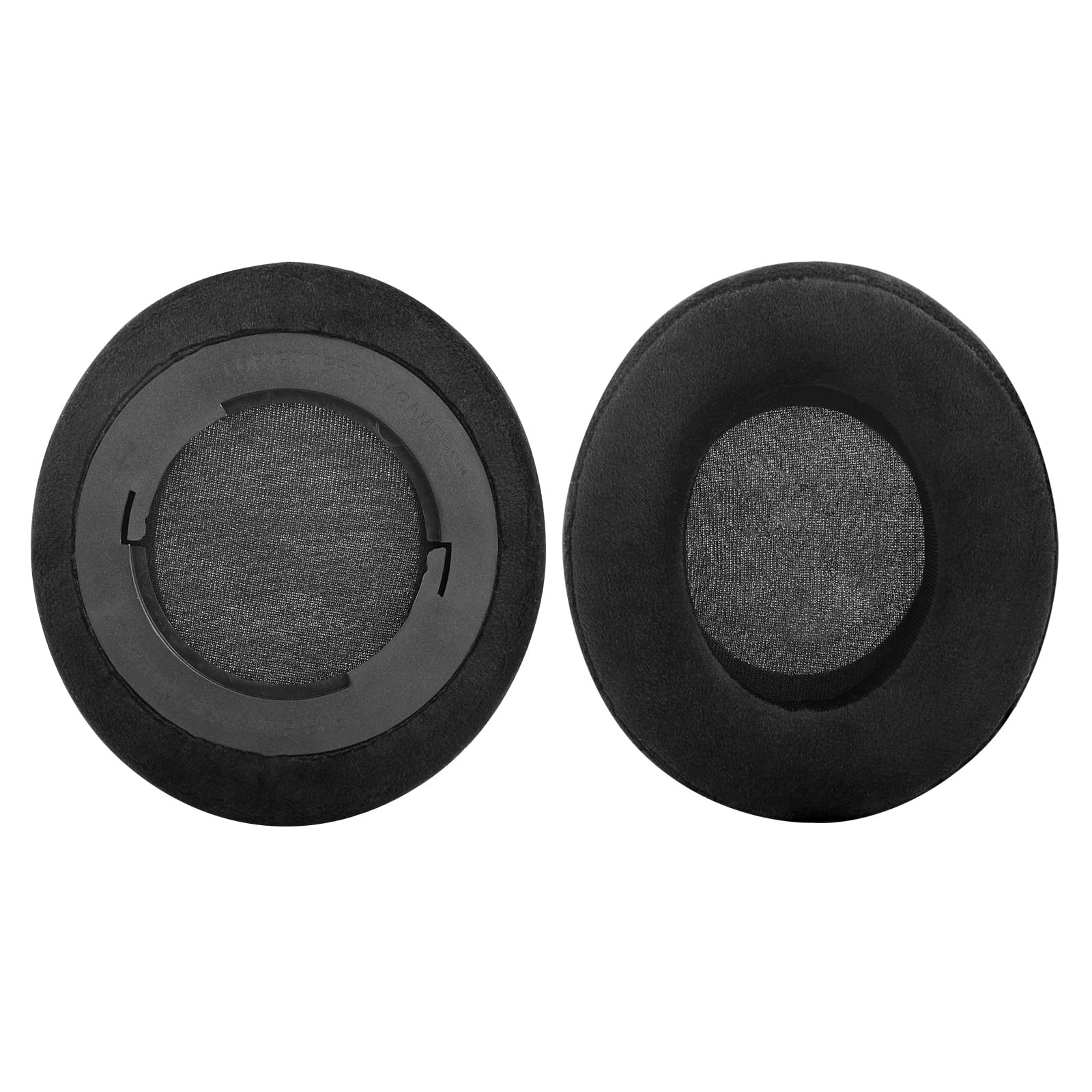 Geekria Comfort Velour Ear Pads for Razer Kraken Stormtrooper Edition/Kraken ProV2 PewDiePie Limited Edition/Kraken Pro V/Kraken 7.1 V2/ Kraken 7.1 ChromaV2 Headphones Ear Cushions(Black) - Image 3