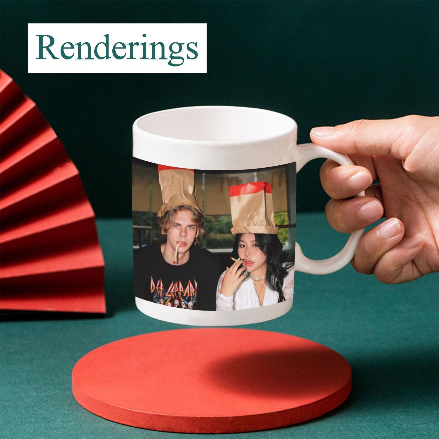 36pcs Sublimation Mugs, 11oz White Coffee Cup Set, Ceramic Coffee Mug, with Foam Box, Machine Washable, White Ceramic Cups Bulk Mugs for Tea Latte Hot Cocoa