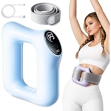 Multifunctional Fascia Ring for the Entire Body 2026 Full-Body Fat Burning and Shaping Ergonomic Electric Vibration Fascia Massager Blaster 3 Modes 5 Levels for Waist Neck Arms Legs Abdomen Blue