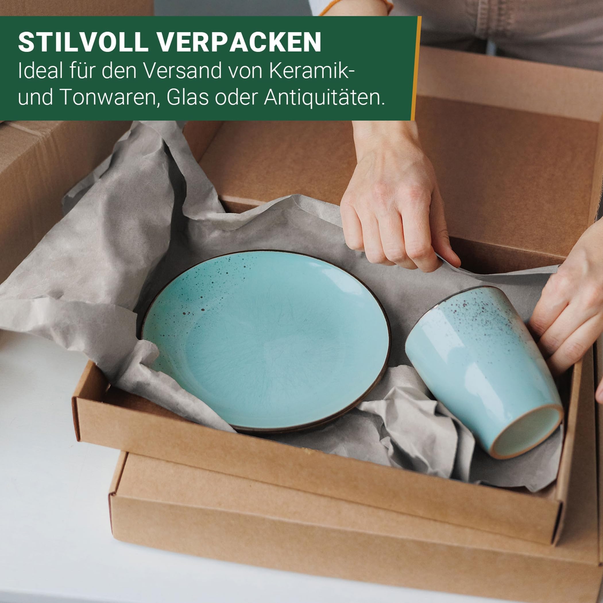 BB-Verpackungen 120 kg de papier de soie 75 x 100 cm 35 g/m² d'épaisseur (120 kg environ 4560 feuilles) | Papier d'emballage de qualité industrielle pour déménagement et expédition en matériau 100
