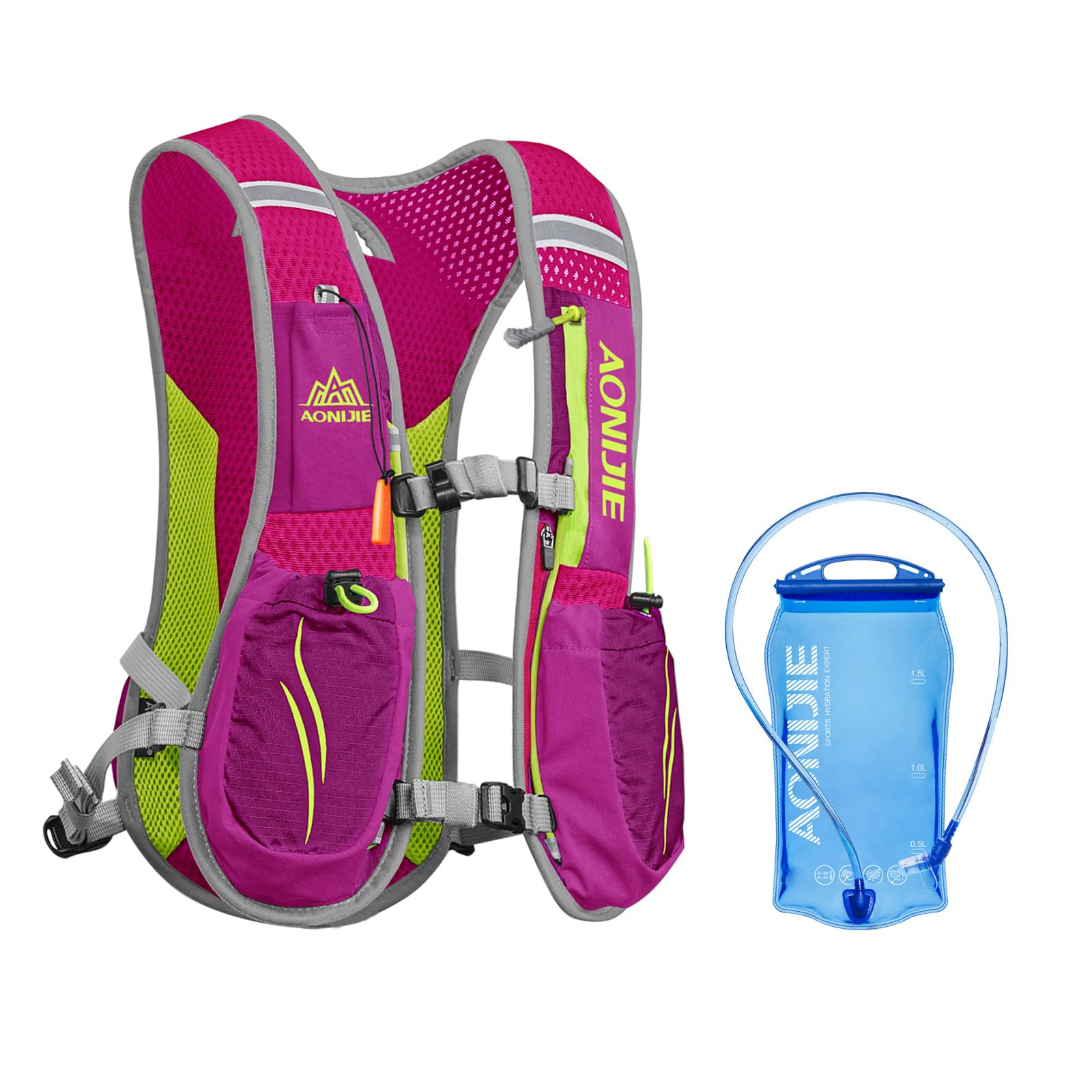 Running Vest for Men Women, Lightweight Hydration Vest | Breathable Running Backpack, Marathon Trail Running Hiking Cycling