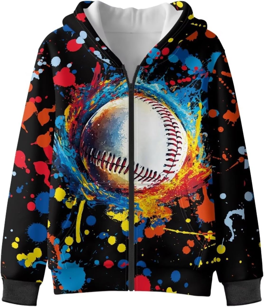Biyejit Kids Fleece Hoodies Boys Girls Casual Hooded Sweatshirts with Pockets Plush Hoody Pullover Jacket for Age 6-16 Kids