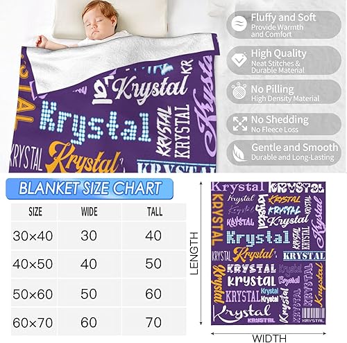 Miniatura 4 de DarkCark Manta personalizada manta personalizada para bebé manta con nombre para niños manta personalizada para adultos niñas y niños regalo de