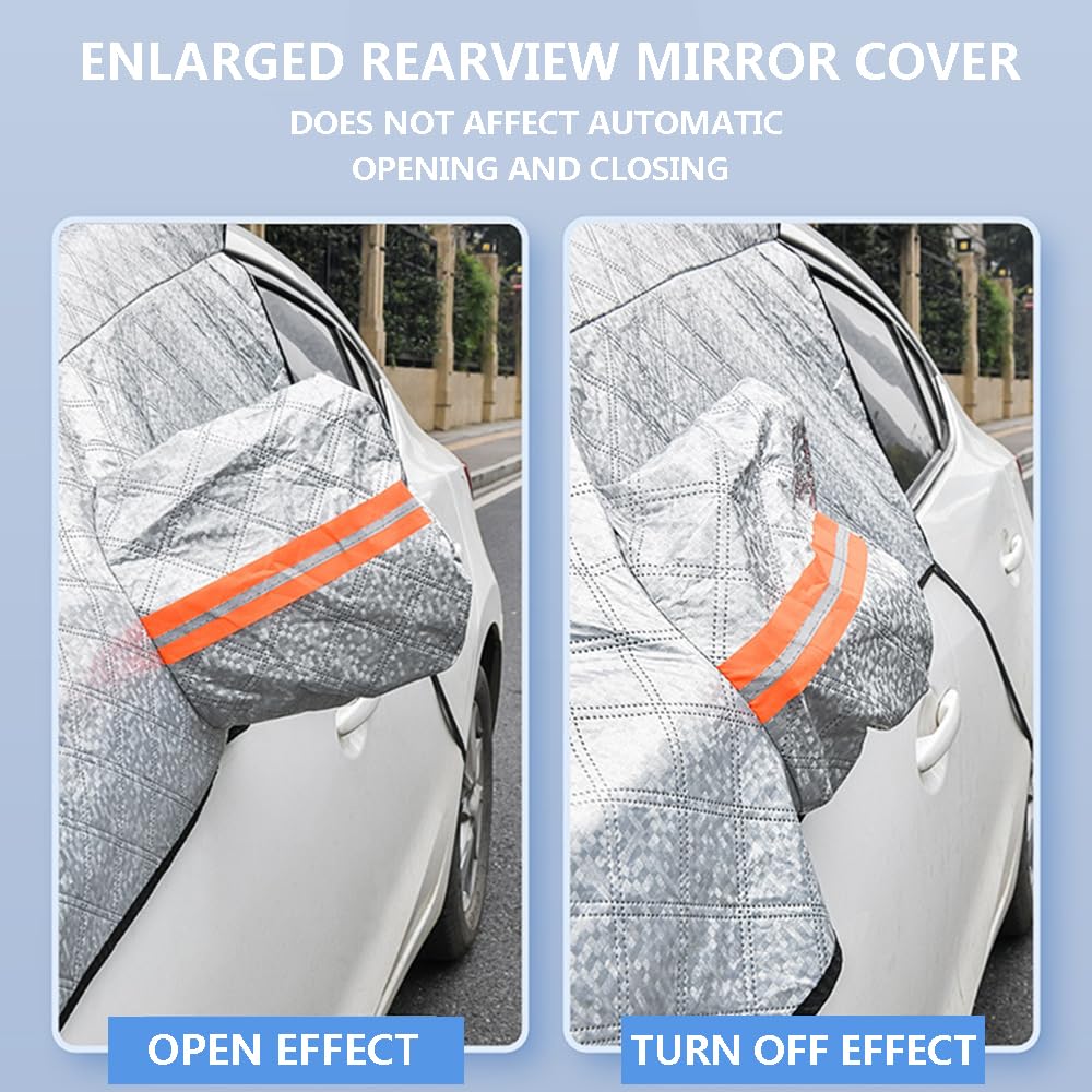Bâche Pare-brise Magnétique Pour Suzuki Swift (2004-2025) - Protection Contre Givre/neige/soleil, Avec Aimants - 11