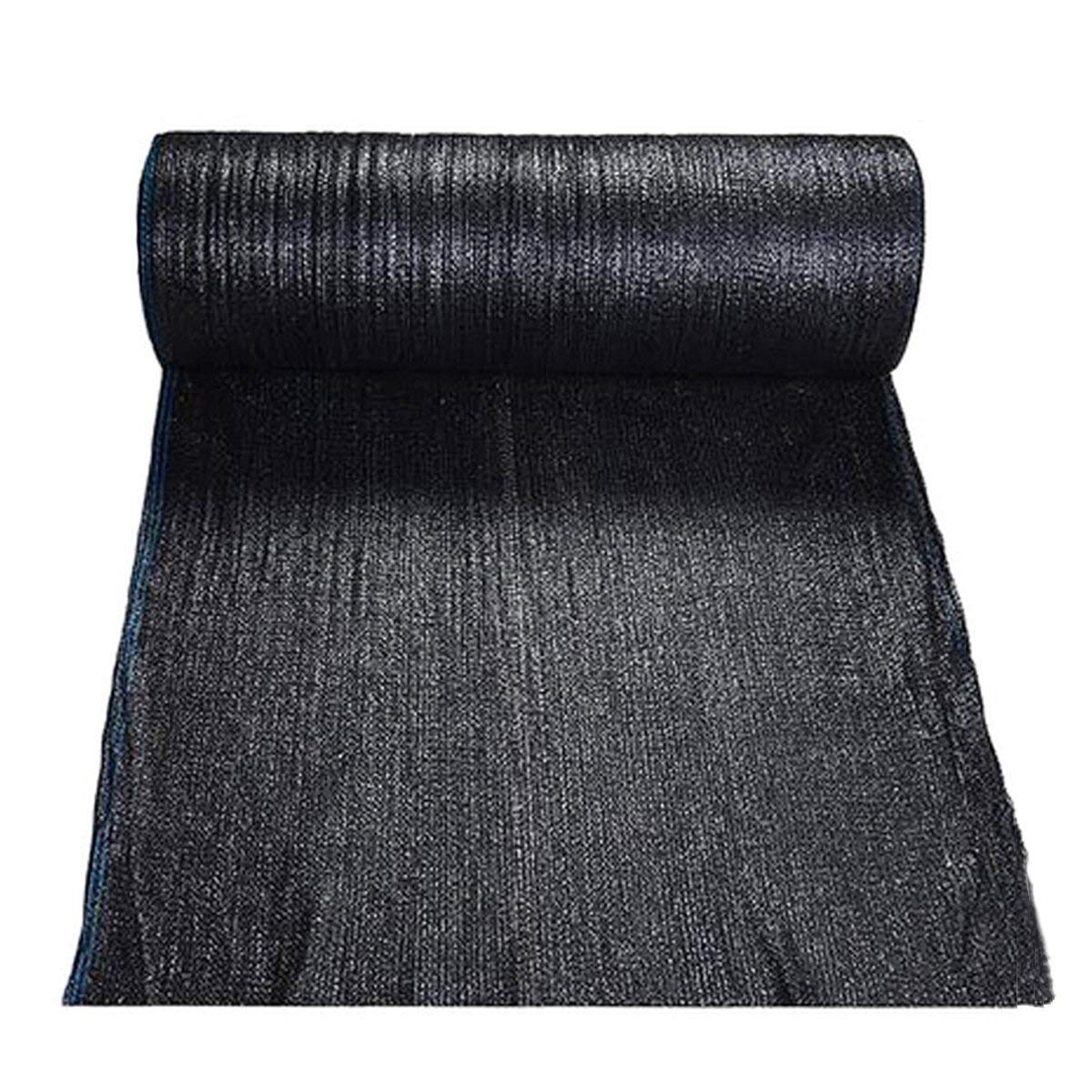 Tuoservo Greenhouse Shade Netting Garden Fence Plant Windbreak Cover Screen Net Black (2 * 5m)
