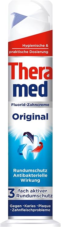 Theramed Original Toothpaste Pump 100 ml by Theramed : Amazon.it