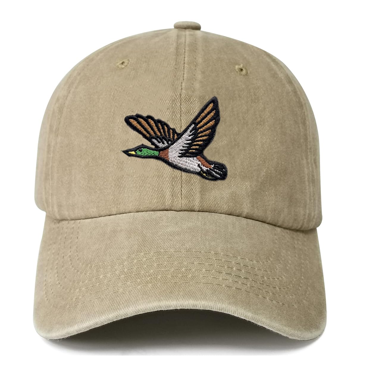 MOLIAN Embroidered Baseball Cap for Men Women - Adjustable Cotton Washed Dad Hat