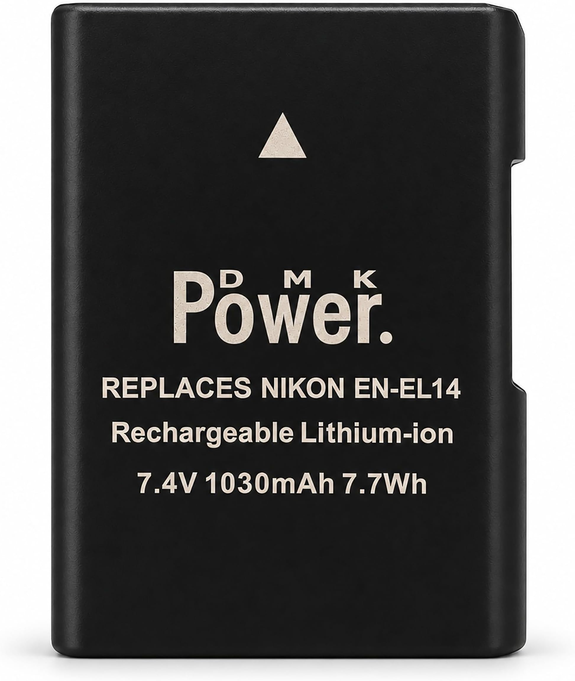 DMK Power EN-EL14 Battery 1030mAh 7.7Wh Compatible with Nikon D5600 D5500 D5200 D5300 D5100 D3400 D3300 D3200 D3100 Coolpix P7000 P7100 P7200 P7700 P7800 Cameras