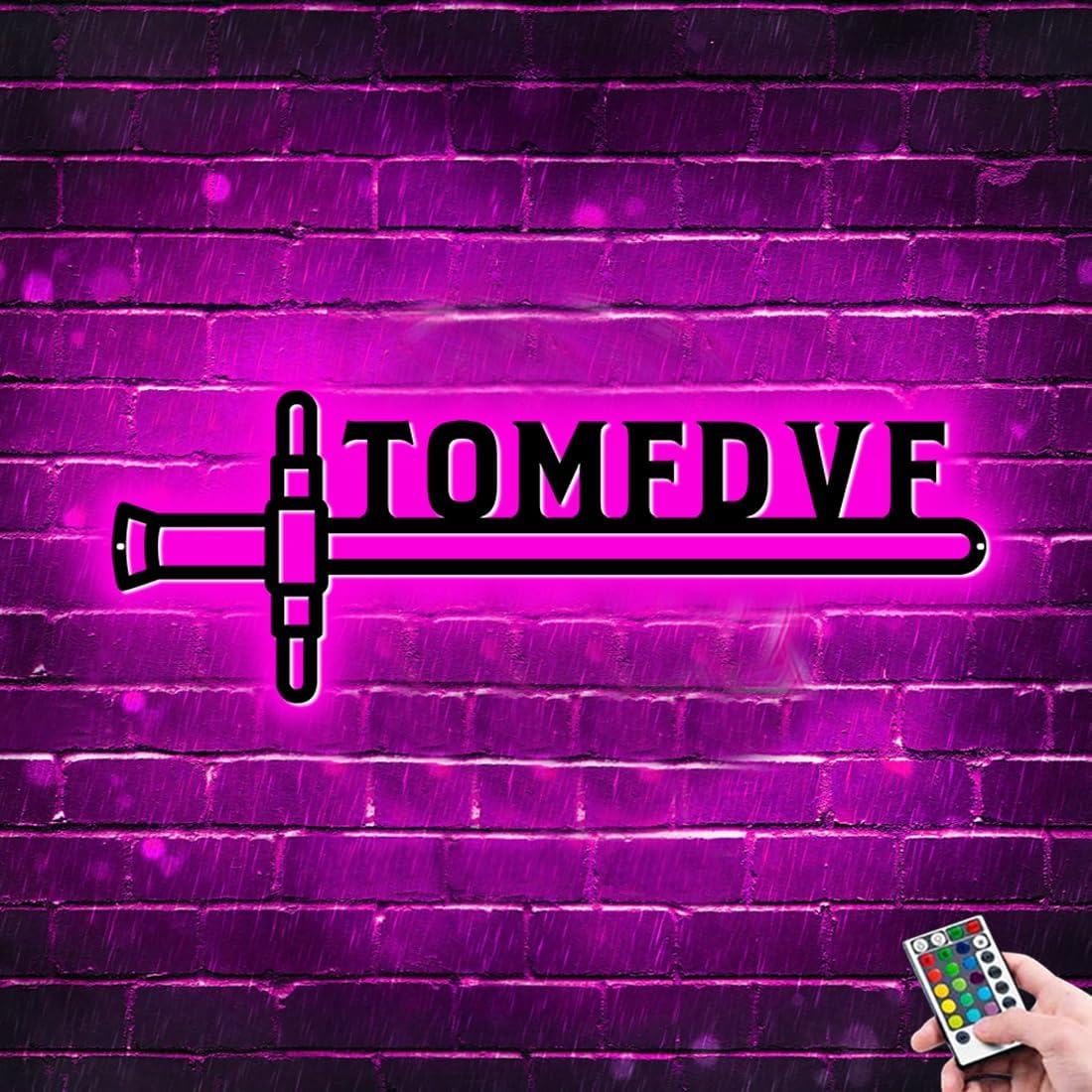 Custom Neon Sign, May The Force Be With You Neon Light, Home Room - View #2