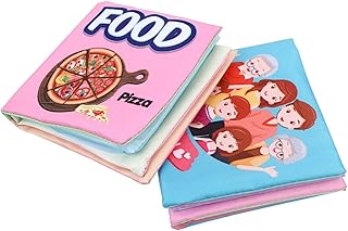 ibasenice 2 Peças De Livro De Pano Para Educação Precoce Livro De Animais Marinhos Brinquedos Para Crianças Brinquedos Para Crianças Livro De Pano Leve Livro De Educação Infantil Para