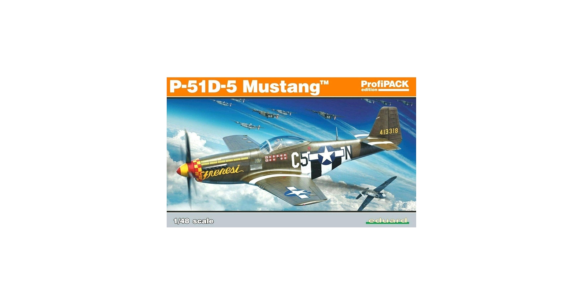 Amazon.com: Eduard EDK82101 1:48 Profipack-P-51D-5 Plastic