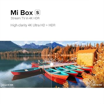 Xiaomi Mi TV Box S - Streaming Player Black