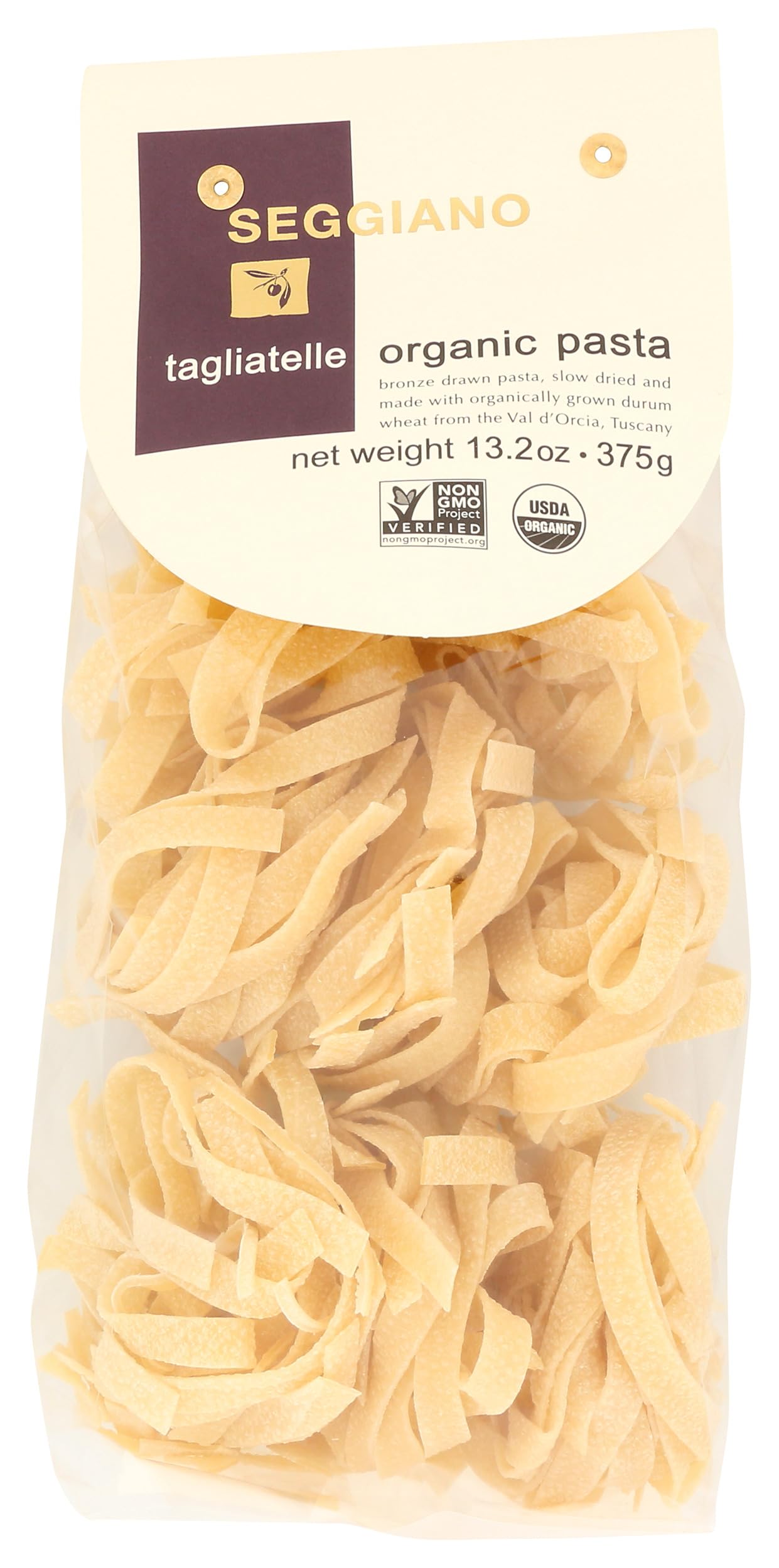 Seggiano, Tagliatelle Organic Pasta, 13.2 oz