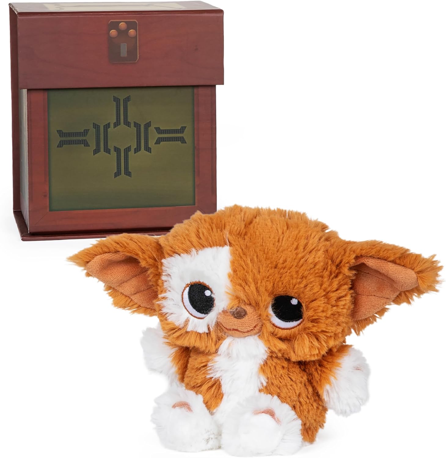 Kids Preferred Gizmo in Box - Super Soft Materials, Beans in The Bottom with Crinkle, Collectible Box, Embroidered Details, Ages 0 Months and Up