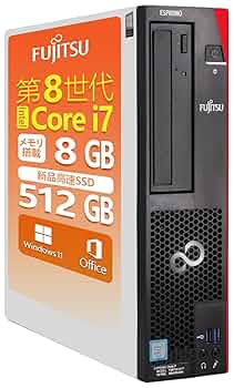 Windowsデスクトップ ESPRIMO D588/V i7-8700 32G SSD512G+HDD1T Amazon.co.jp: 【整備済み品】 デスクトップパソコン 富士通