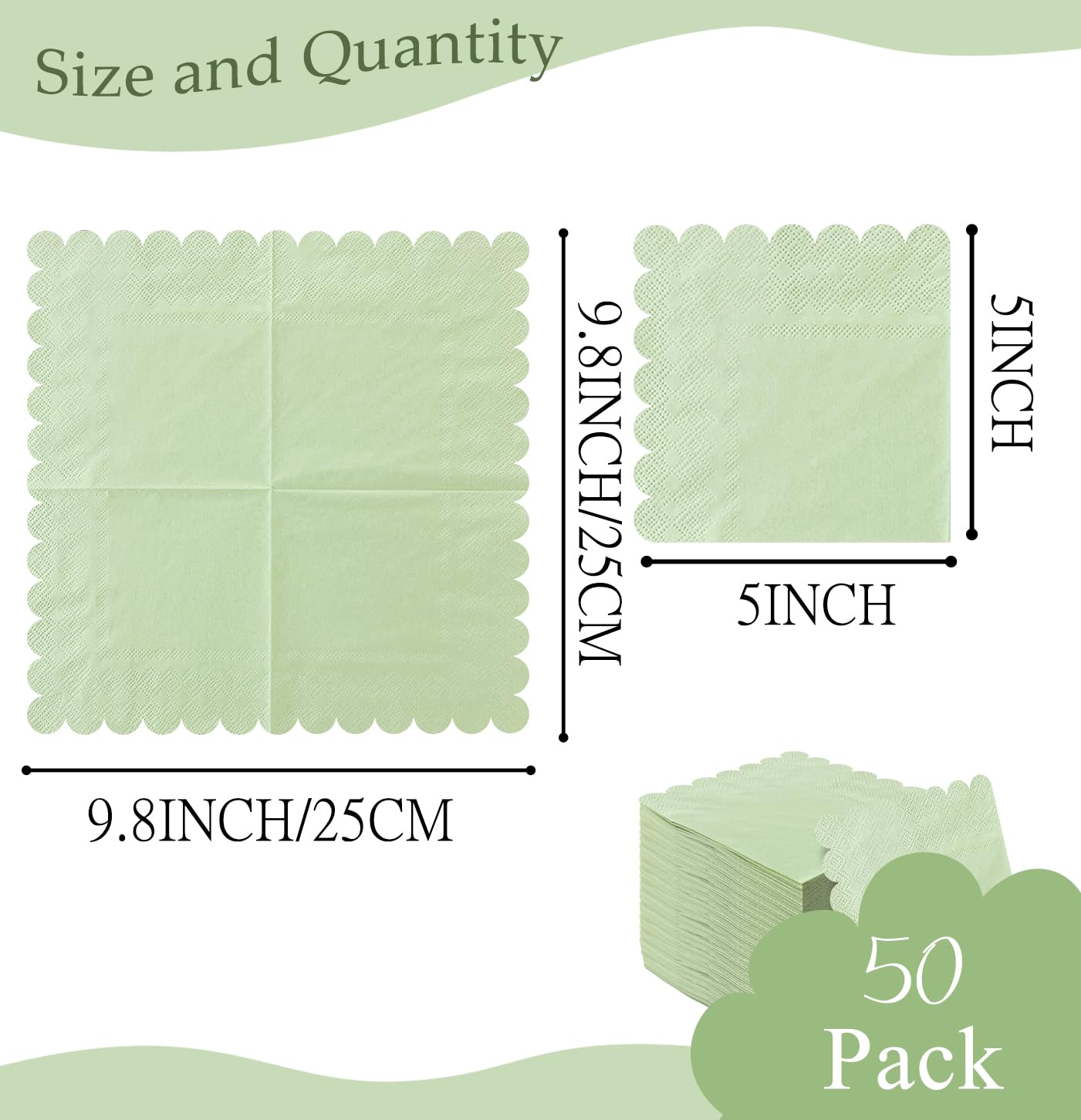 50 Stück Weiße Cocktail-Servietten (2-lagig) – 25x25 Cm, Aus Zellstoff, Für Hochzeiten, Geburtstage & Partys