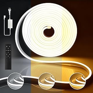 LEDテープライト リニア発光 100V 無段階調光調色 チューブライト 高輝度 IP65防水 防塵防虫 配線不要 間接照明 曲がりやすい 切断可能 目に優しい 取付け簡単 屋外 室内 店舗 看板 寝室 キッチンホーム ゲーム室 DIY飾り【2026新開発】（電球色·昼白色·昼光色 2メートル）