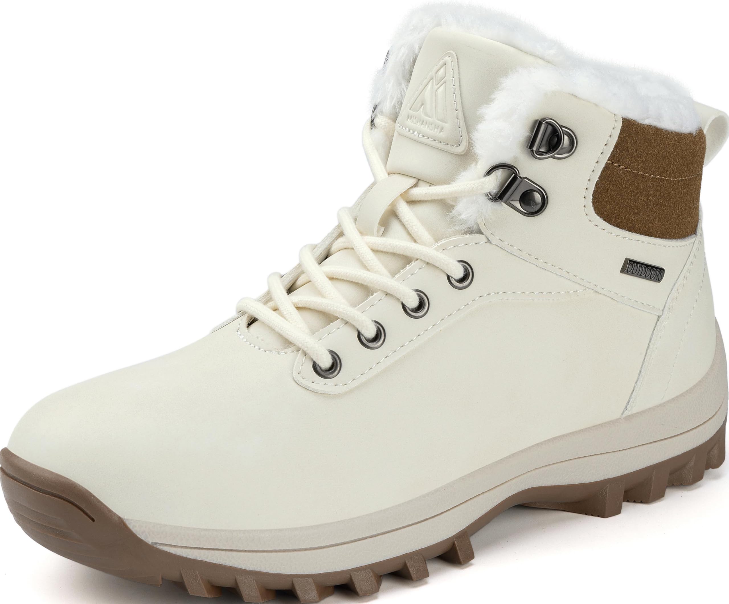 Mishansha Uomo Scarpe Invernali Donna Stivali da Neve Calda Impermeabili Outdoor Sneakers da Trekking Taglia 36-48 EU